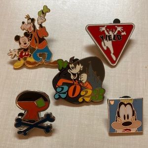 Disney Trading Pins - Goofy Trading Pins Random Set of 5